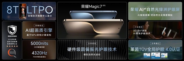 xxx元起！荣耀Magic7/Magic7 Pro发布：最强AI手机 一句话全自动操作