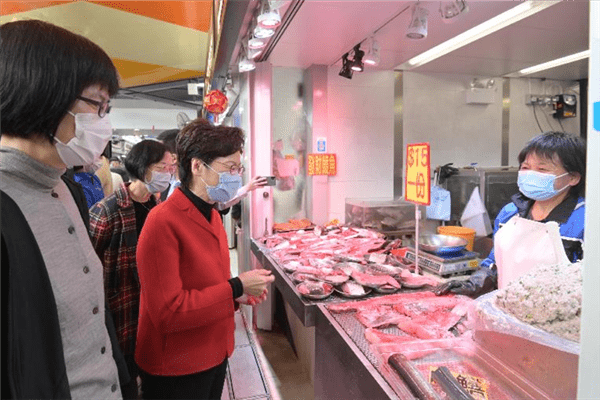 天水围天盛街市一间持牌新鲜粮食店涉嫌把冷藏肉作新鲜肉出售