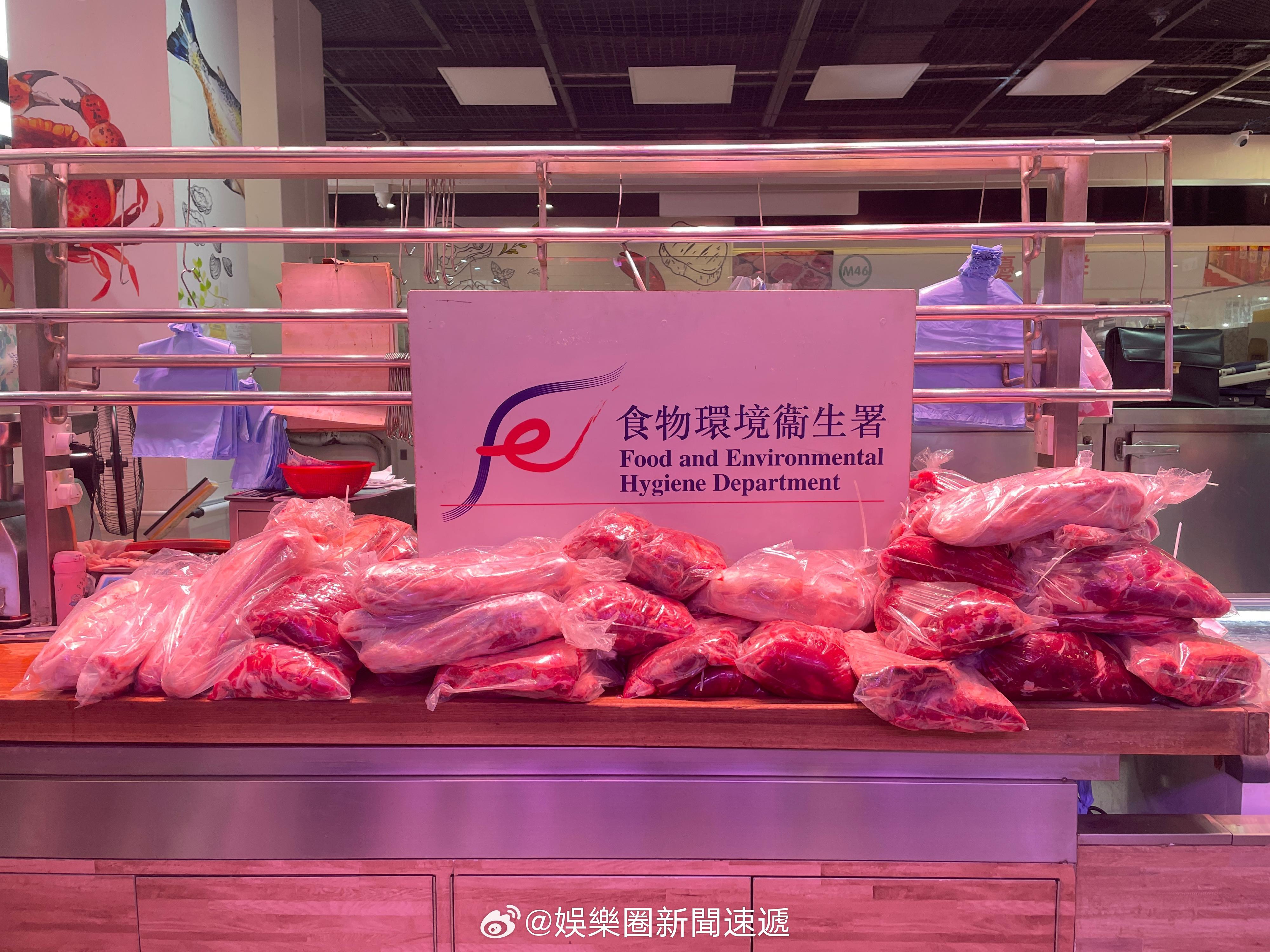 食环署高度关注无牌小贩非法出售肉类等食物