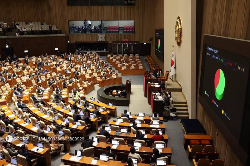 韩国在野党计划推动14日下午5时就总统尹锡悦弹劾动议案进行第二次投票