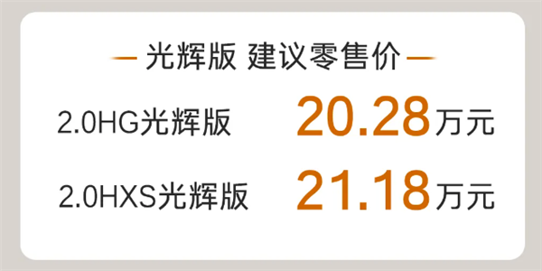 20.28万起 广汽丰田凯美瑞光辉版上市：多项专属配置上车