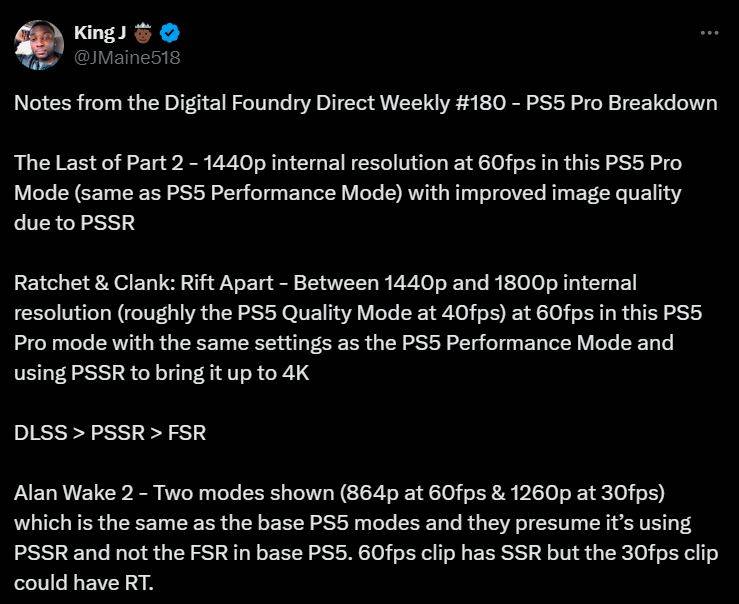 PS5 Pro性能提升太小吗 首席架构师出面回应