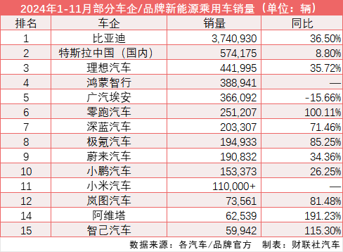 2024年终盘点：比亚迪特斯拉领衔 新能源市场表现超乎预期