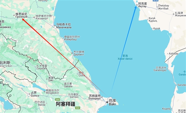 阿塞拜疆航空坠机事故现场多角度画面浮现 原因可能是与鸟群相撞