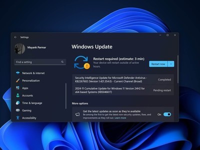 微软确认Win11 24H2新问题！KB5044284/KB5046617致无法安装新更新