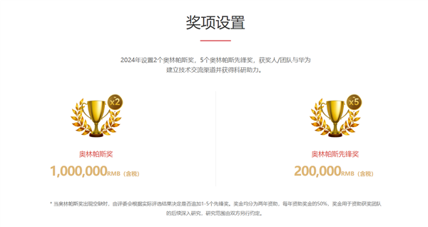 华为全球征集：解决这两大技术难题奖励200万元！